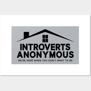 Introverts Anonymous Posters and Art